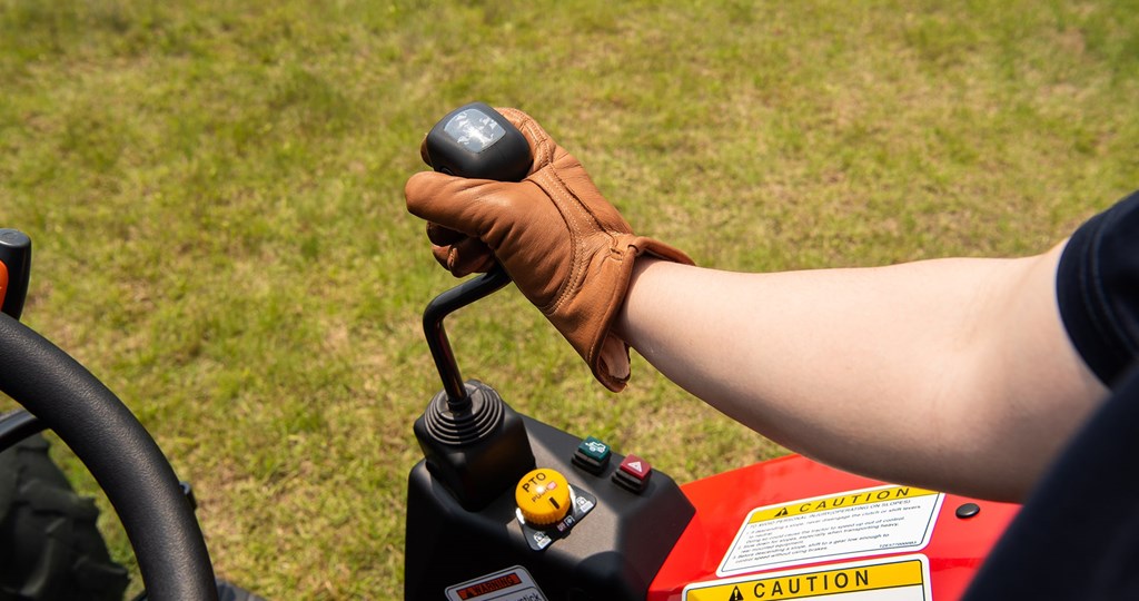 6. Joystick control for front-end loader