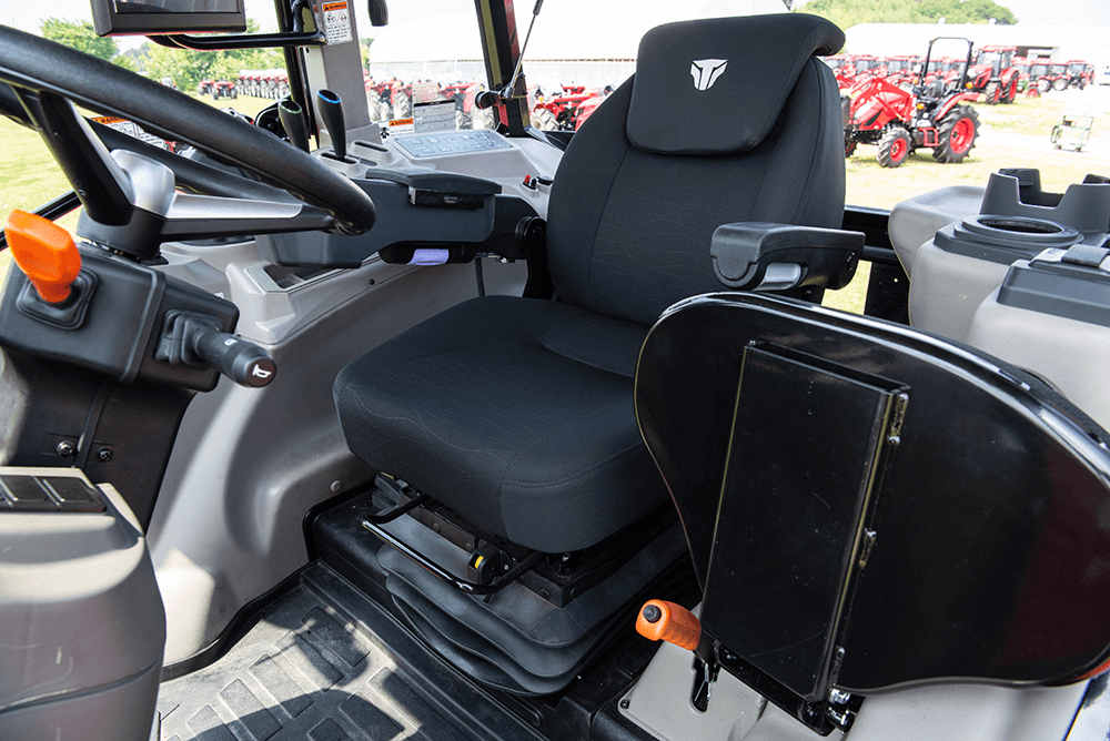 1. Air-ride full suspension seat